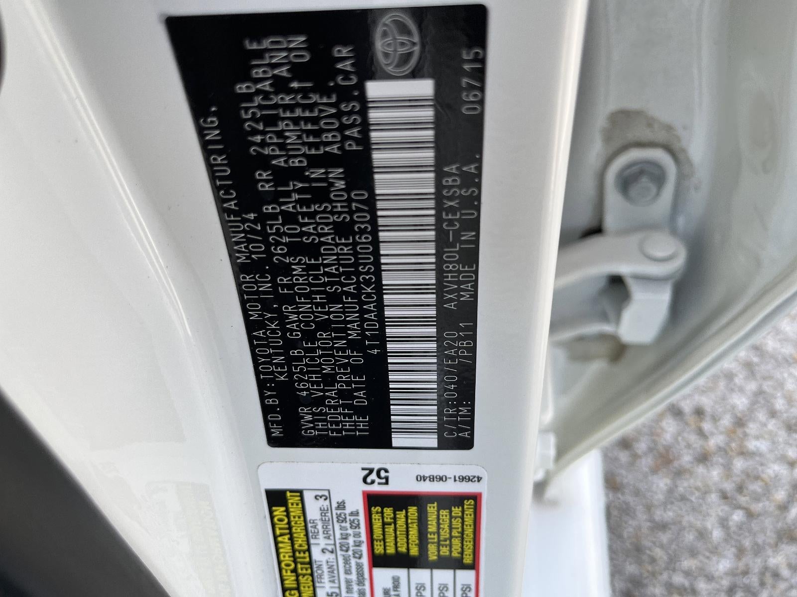 2025 Toyota Camry SE